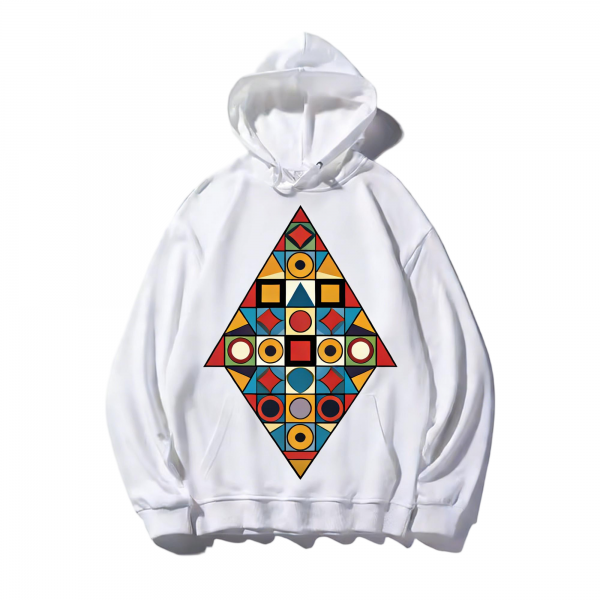 Geometric Diamond Hoodie