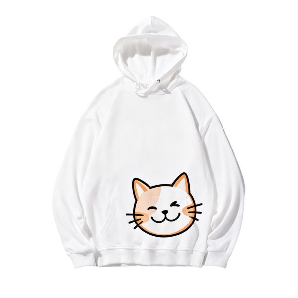 Customized Solid Color Plus Size Hoodie for Women & Men