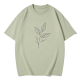 Minimalist Leaf Branch T-Shirt
